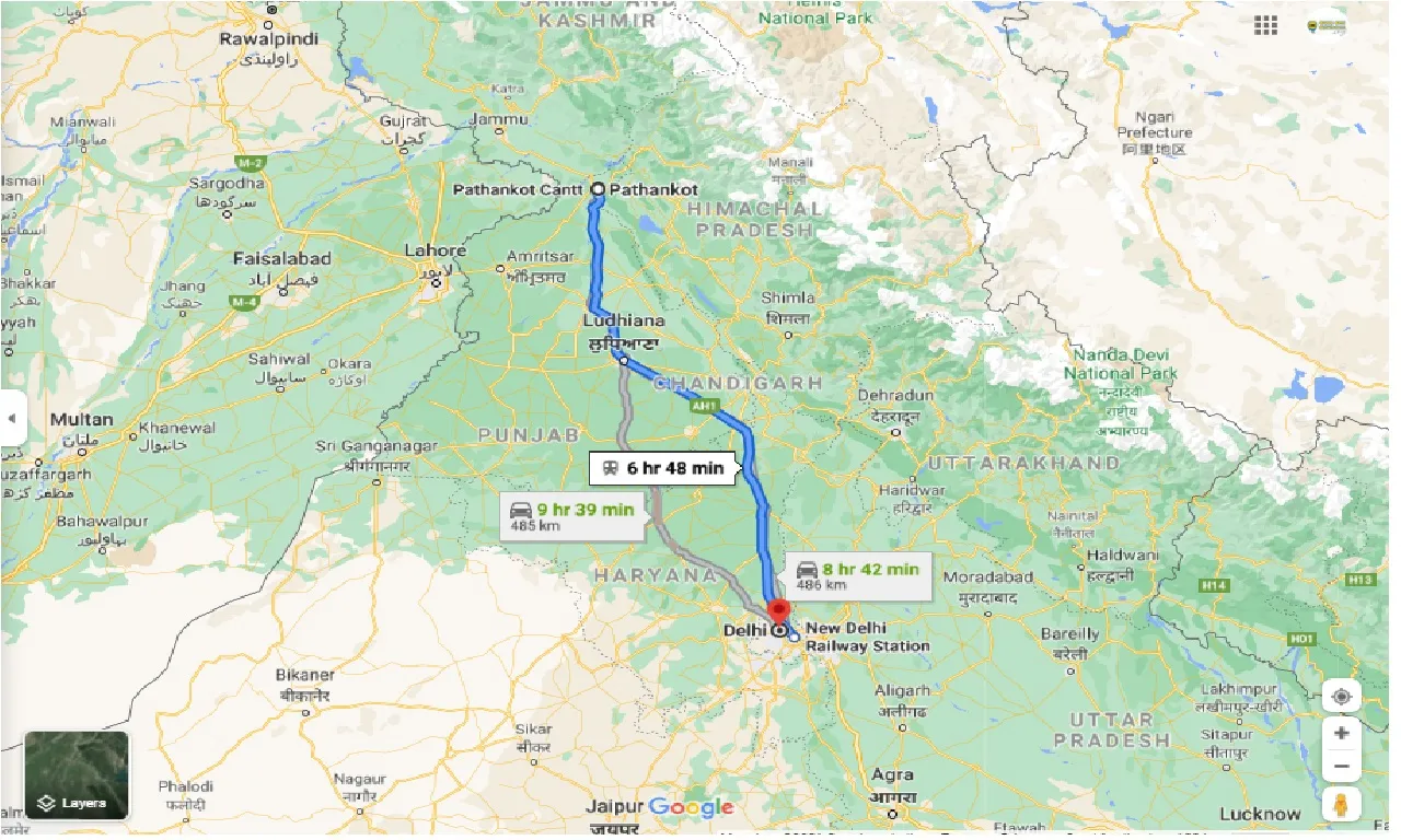 pathankot-to-delhi-one-way
