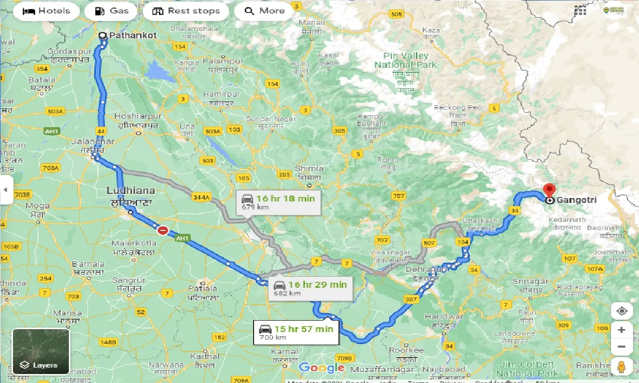 pathankot-to-gangotri-one-way