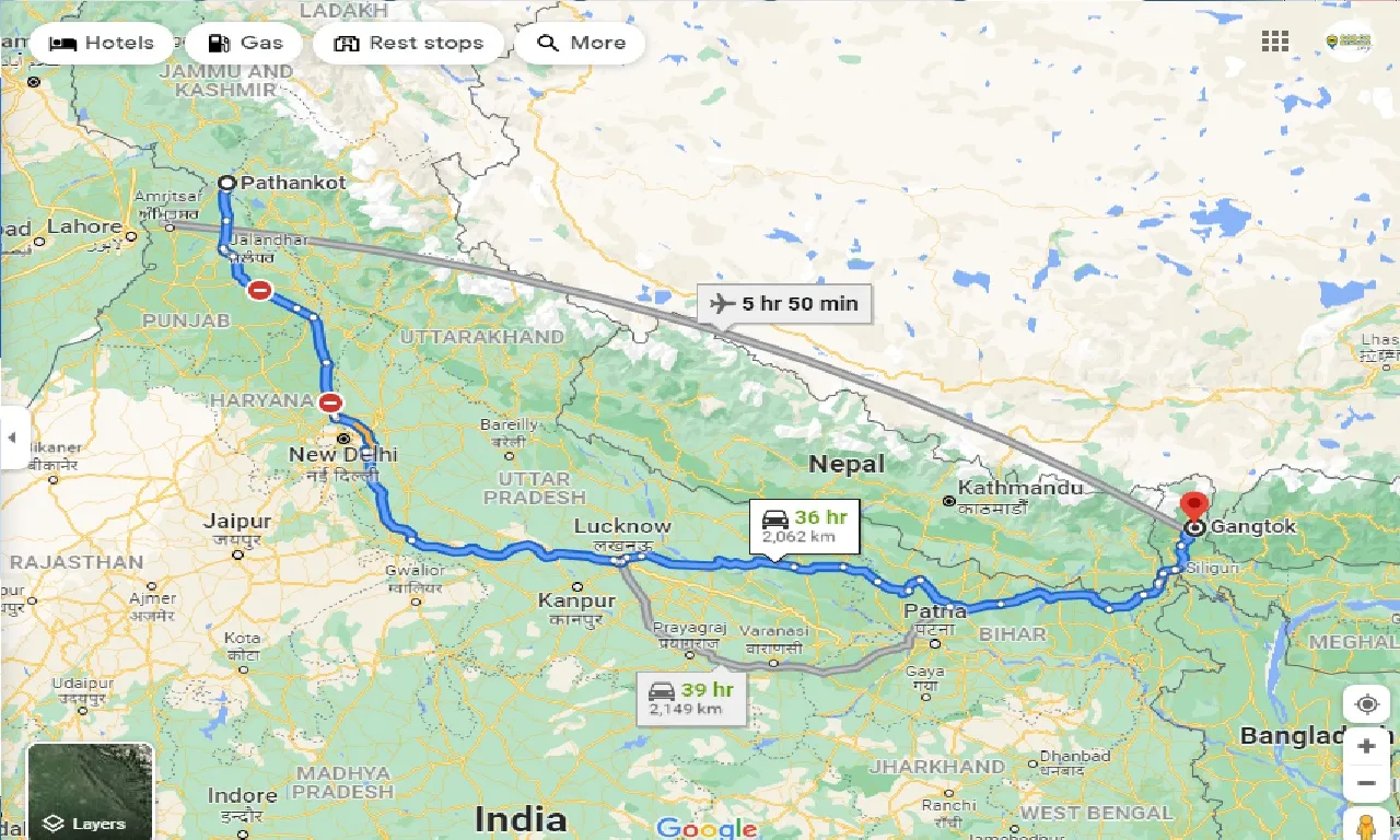 pathankot-to-gangtok-one-way