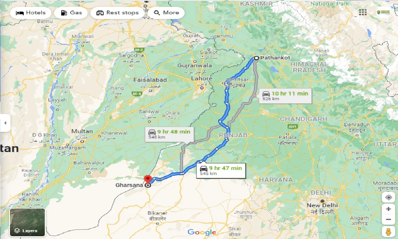 pathankot-to-gharsana-one-way