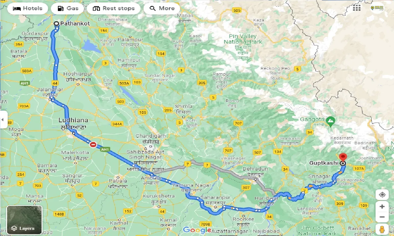 pathankot-to-guptkashi-taxi