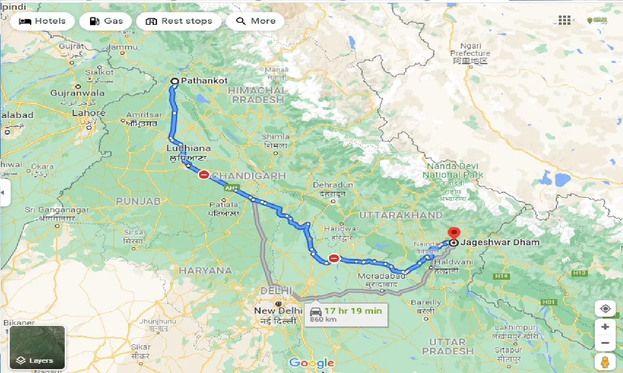 pathankot-to-jageshwar-dham-one-way