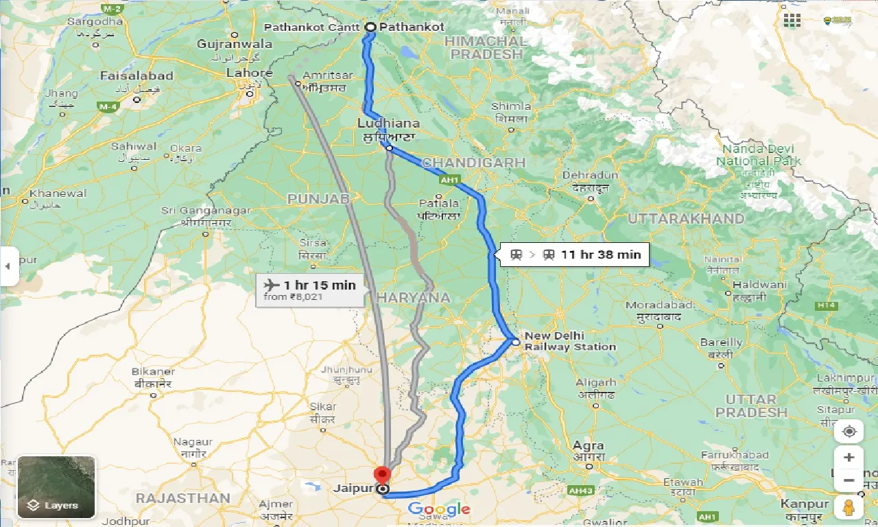 pathankot-to-jaipur-one-way