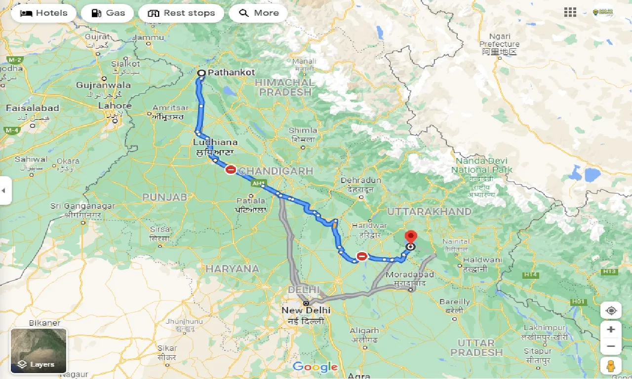 pathankot-to-jim-corbett-national-park-one-way