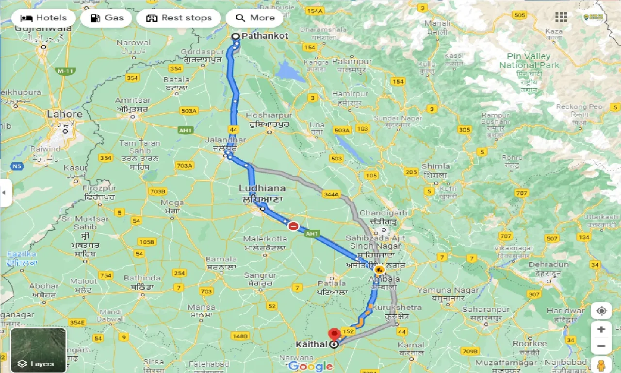 pathankot-to-kaithal-one-way
