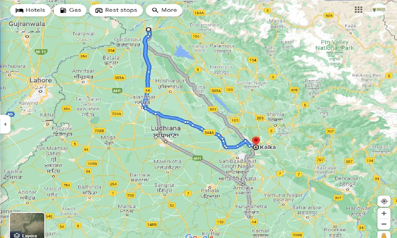 pathankot-to-kalka-one-way