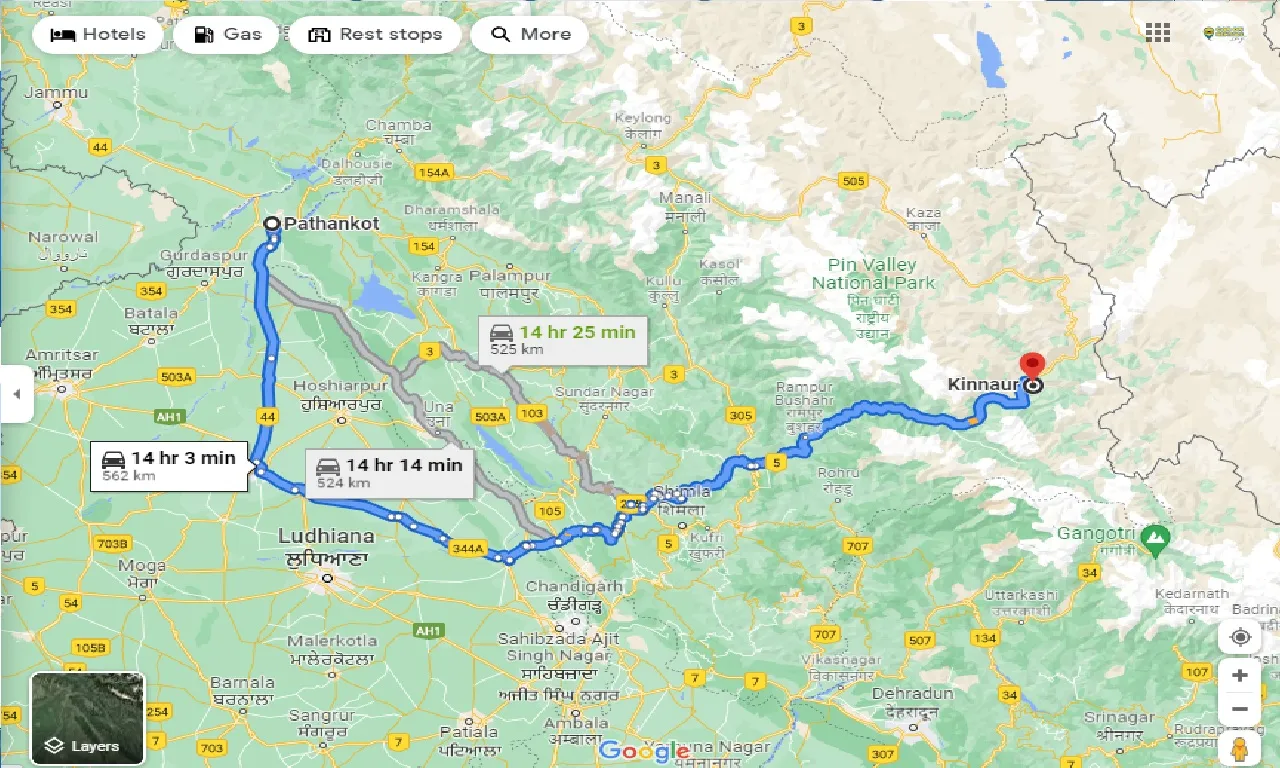 pathankot-to-kinnour-one-way