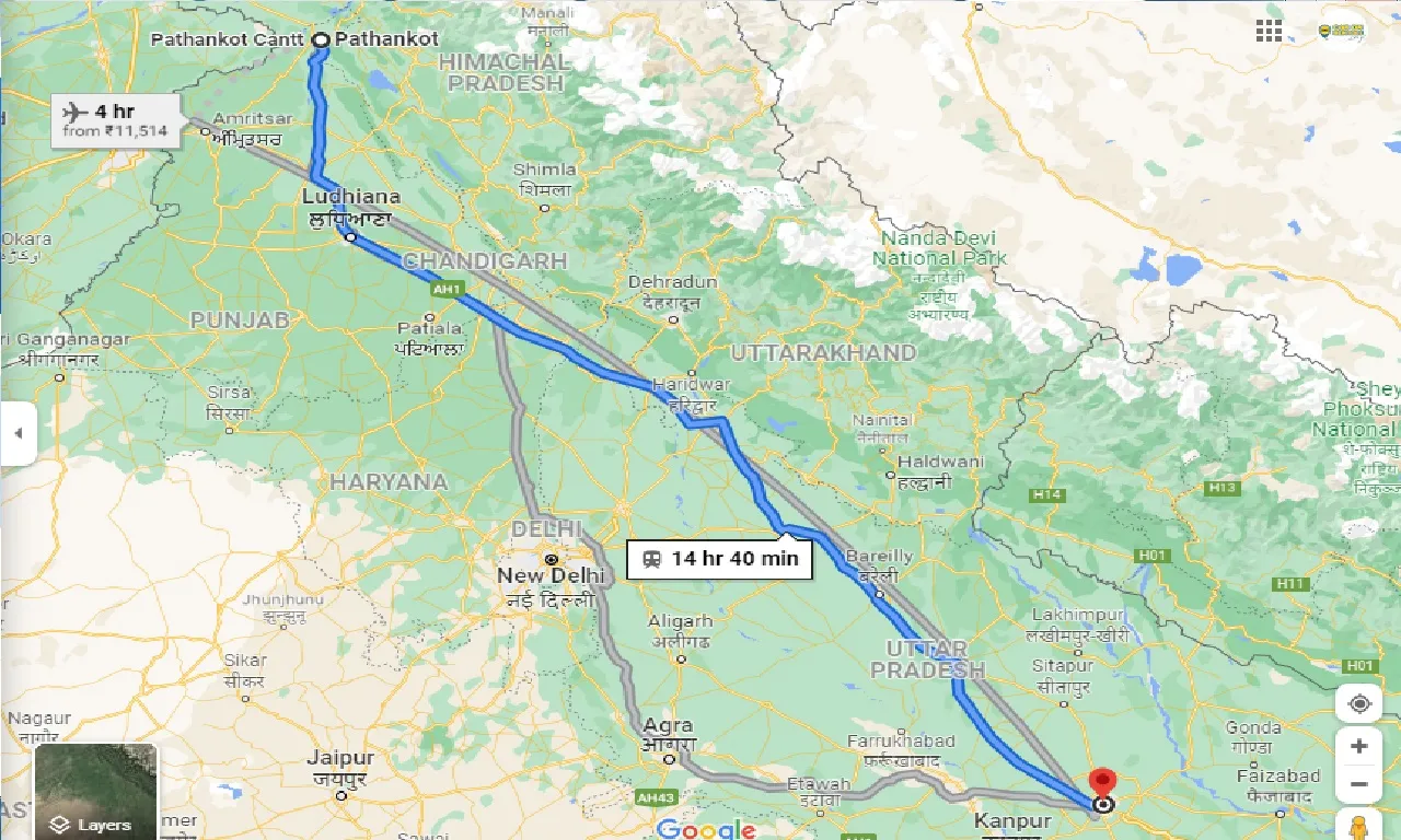 pathankot-to-luckow-one-way