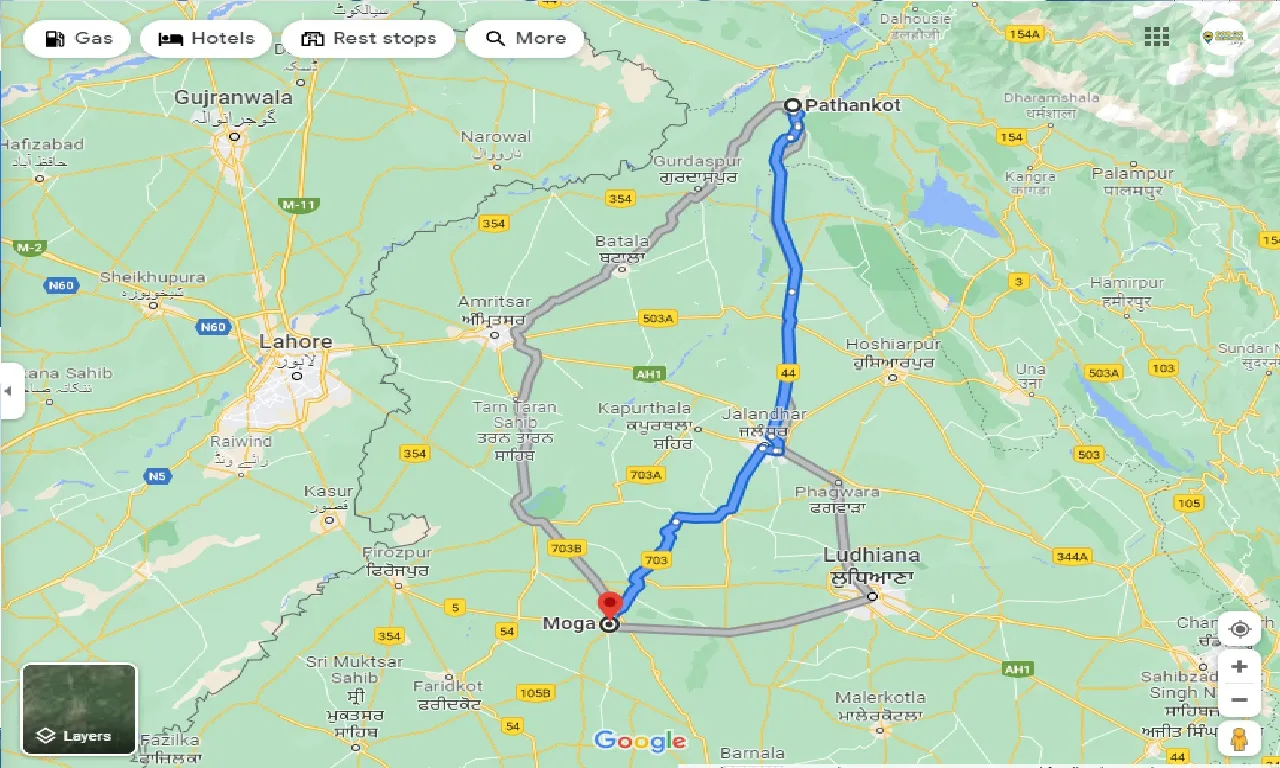 pathankot-to-moga-taxi