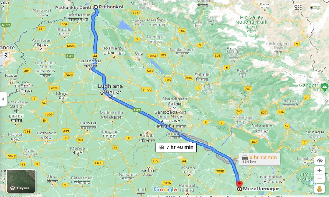 pathankot-to-muzaffarnagar-one-way