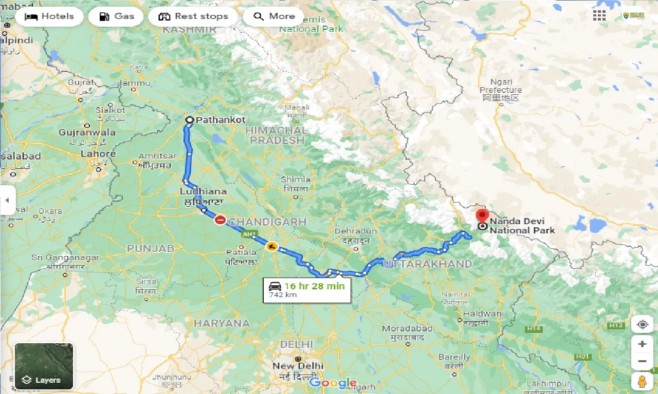 pathankot-to-nanda-devi-national-park-taxi