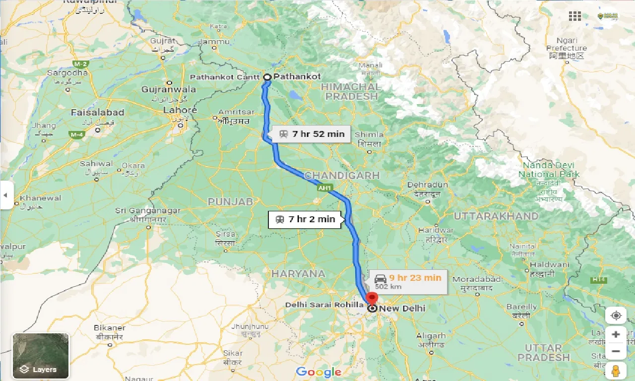 pathankot-to-new-delhi-one-way