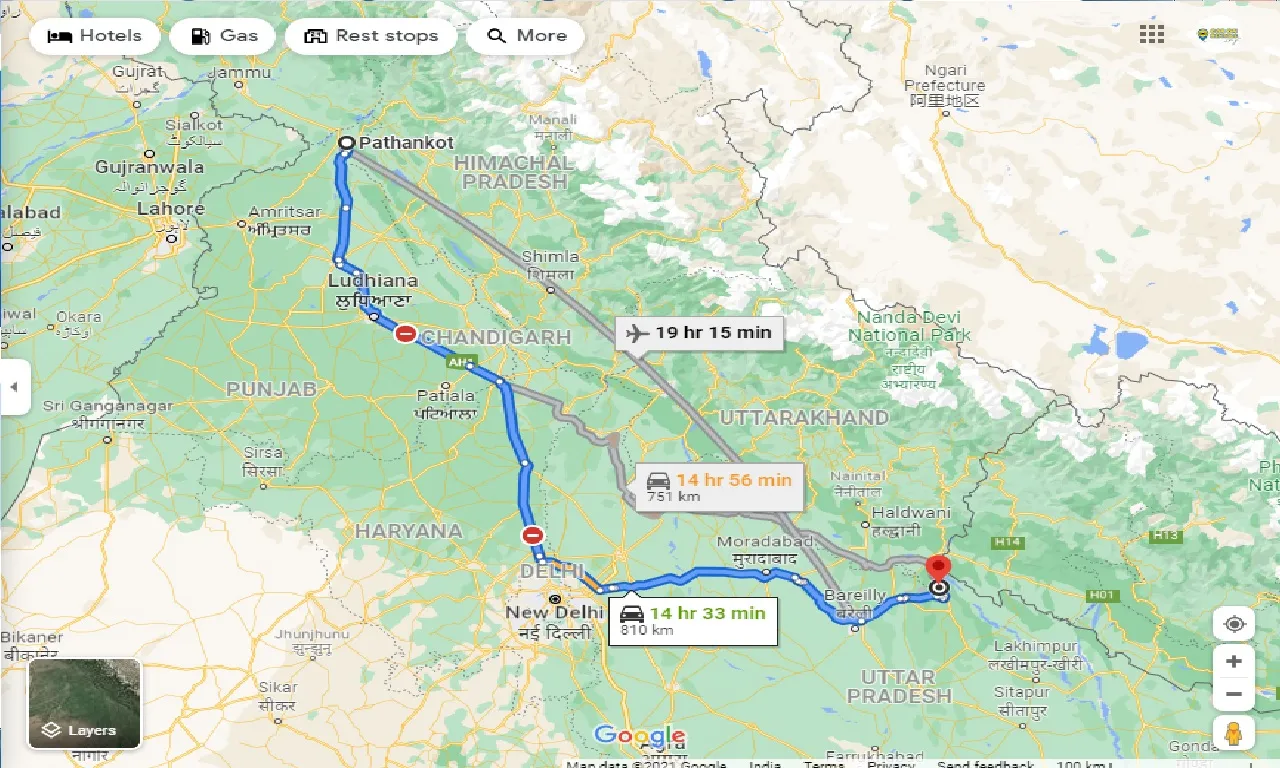 pathankot-to-pilibhit-tiger-reserve-one-way