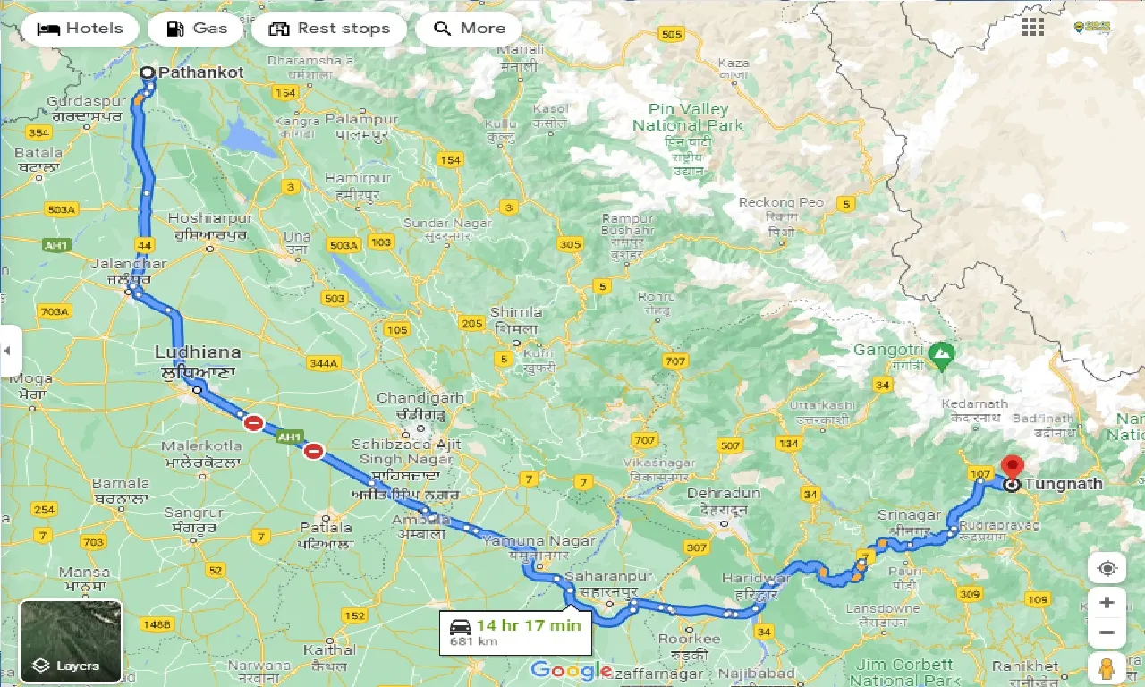 pathankot-to-tungnath-one-way