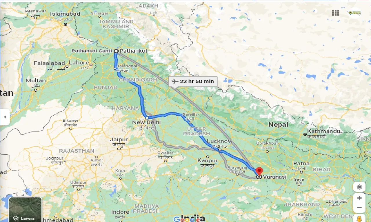 pathankot-to-varanasi-one-way