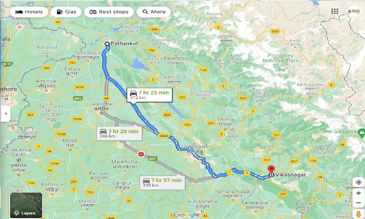 pathankot-to-vikasnagar-one-way