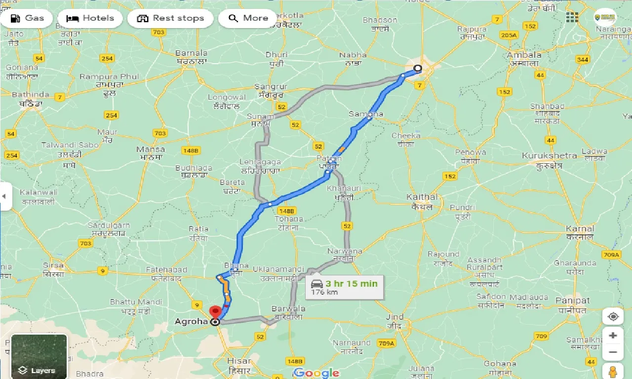 patiala-to-agroha-taxi