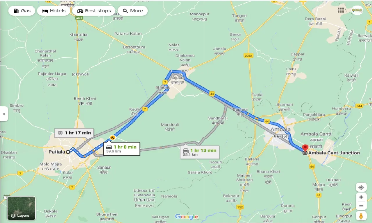 patiala-to-ambala-cantt-railway-station-round-trip