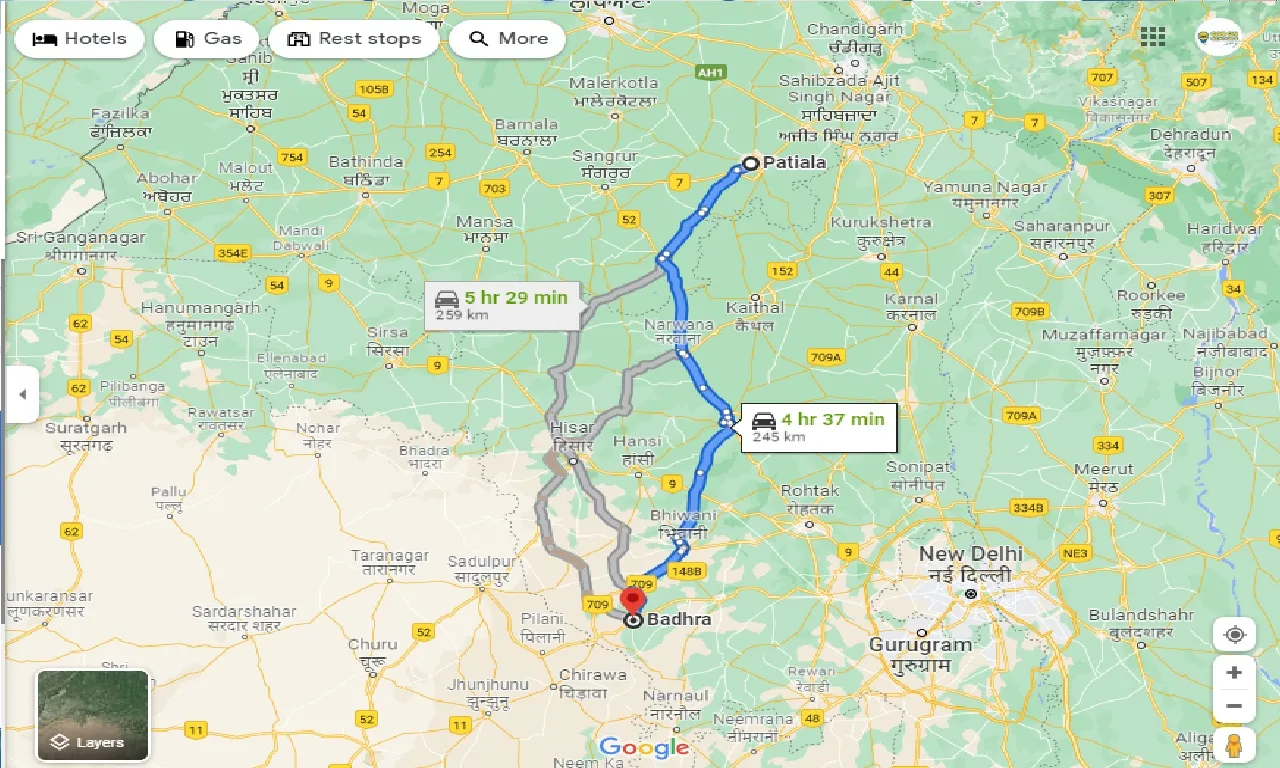 patiala-to-badhra-taxi