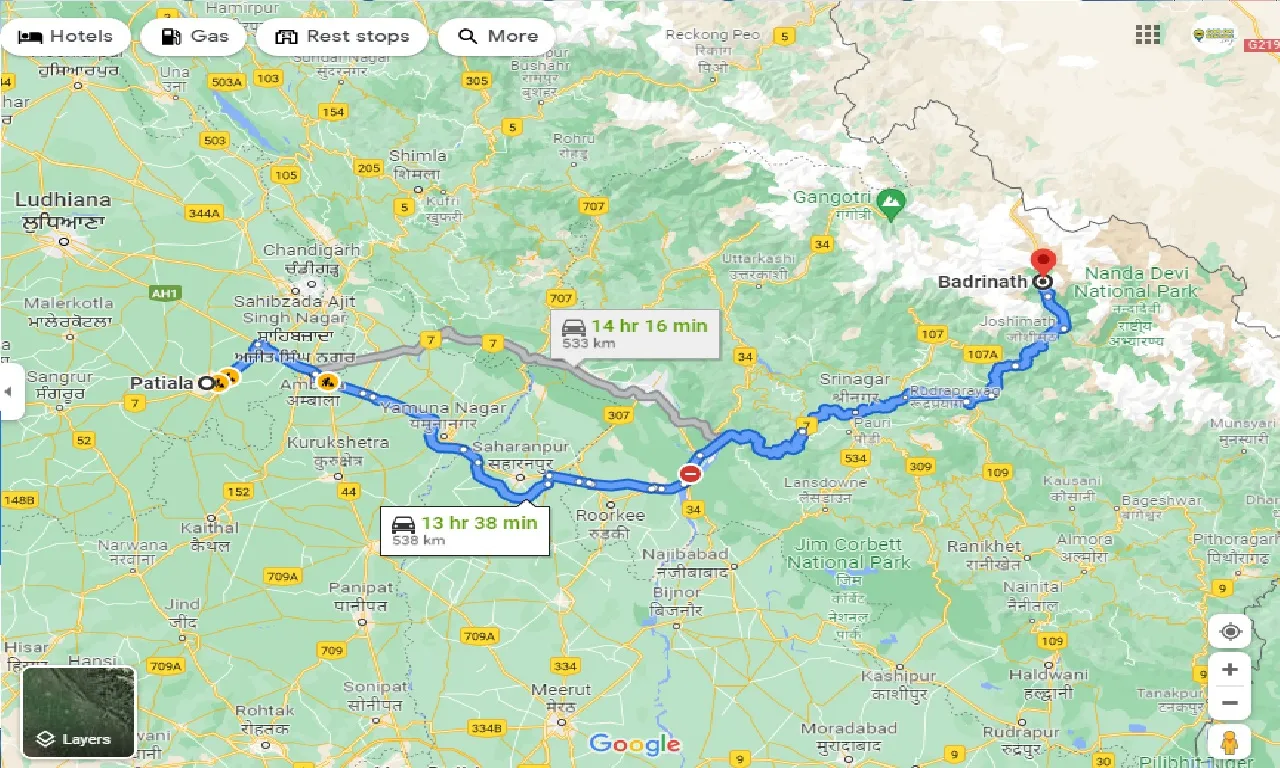 patiala-to-badrinath-taxi