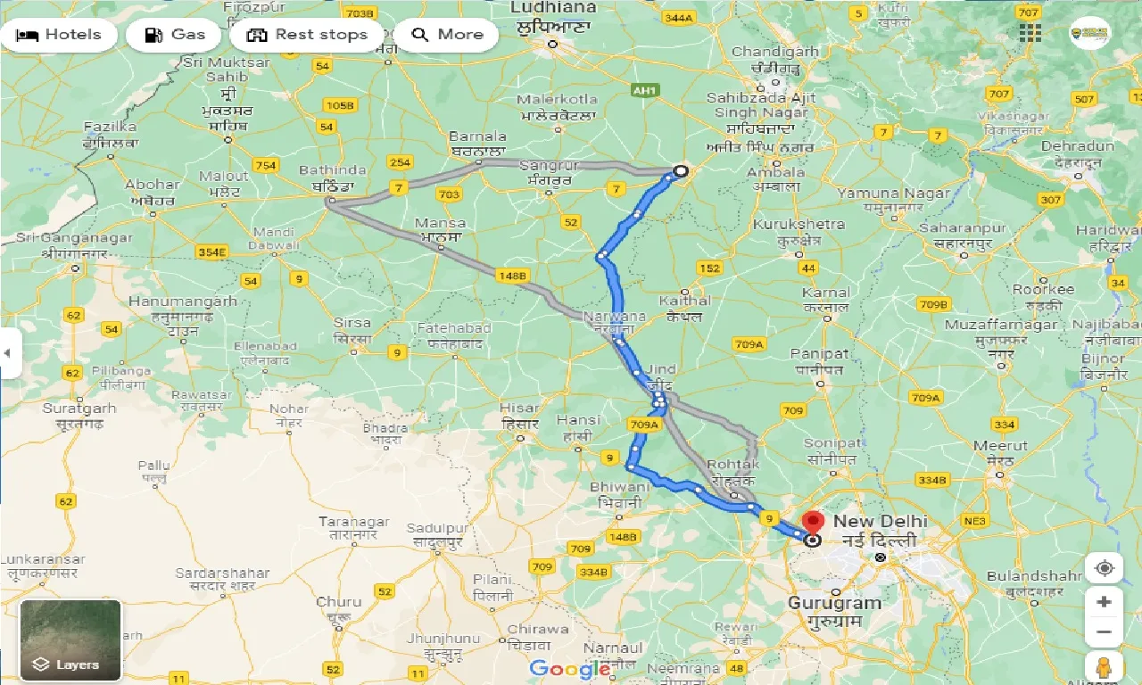 patiala-to-bahadurgarh-one-way