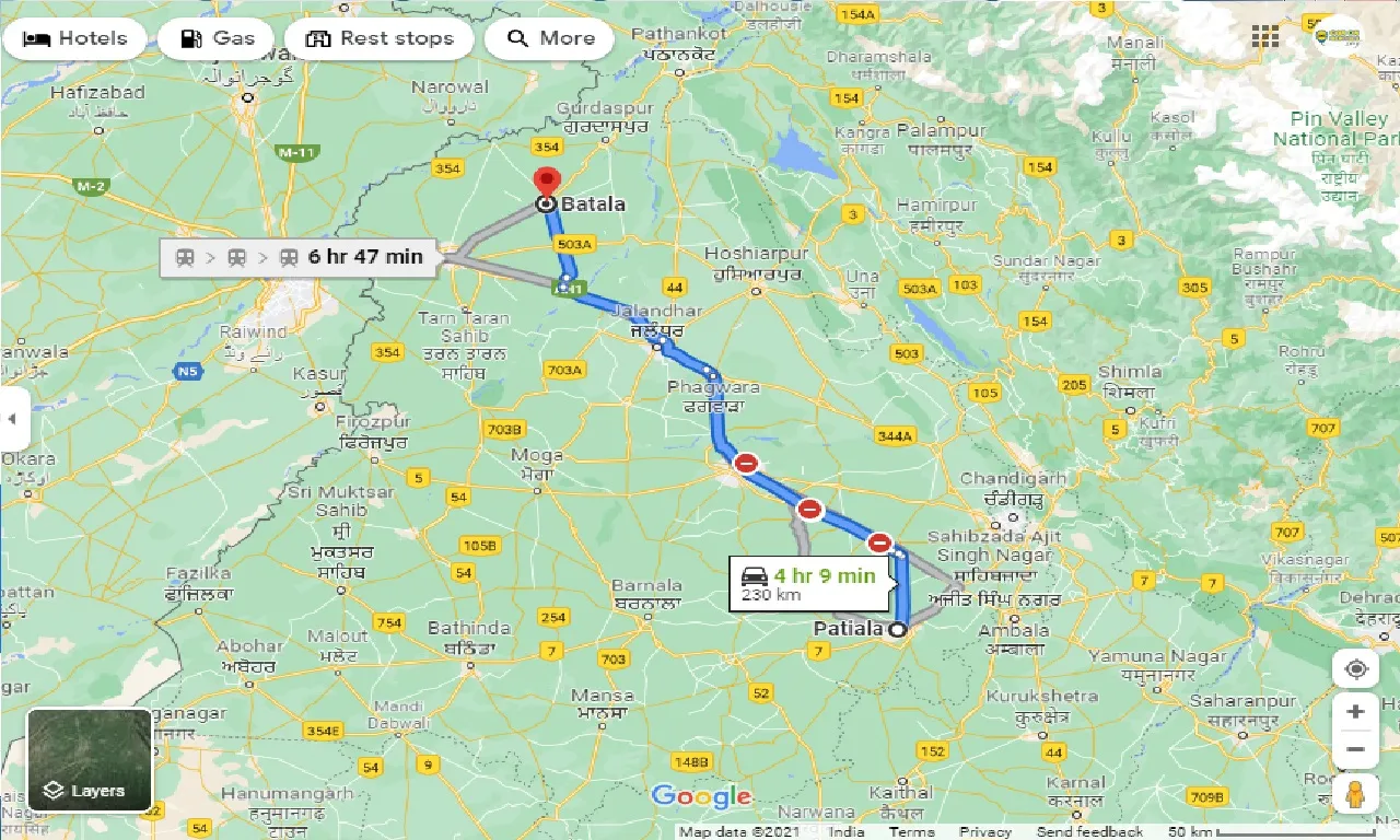 patiala-to-batala-taxi