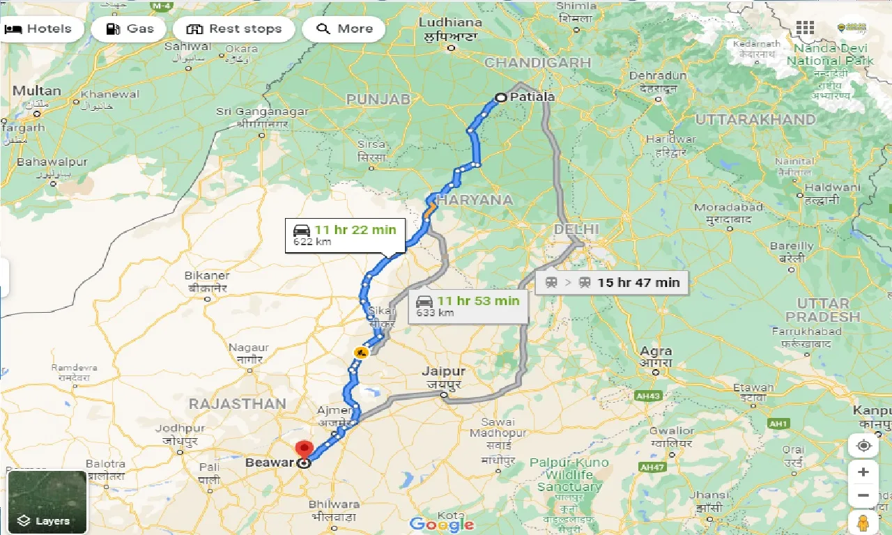 patiala-to-beawar-taxi