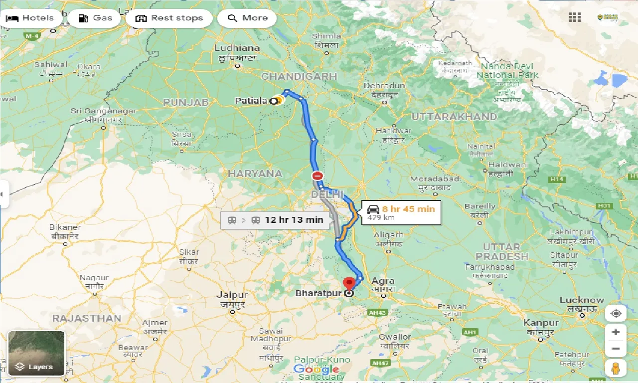 patiala-to-bharatpur-one-way