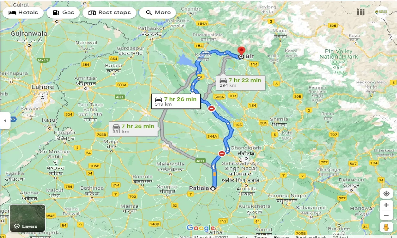 patiala-to-bir-taxi