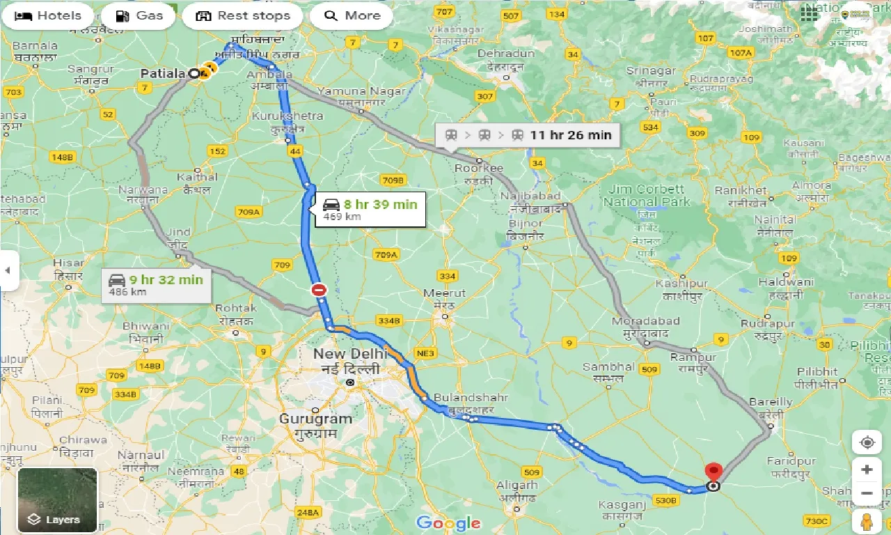 patiala-to-budaun-taxi