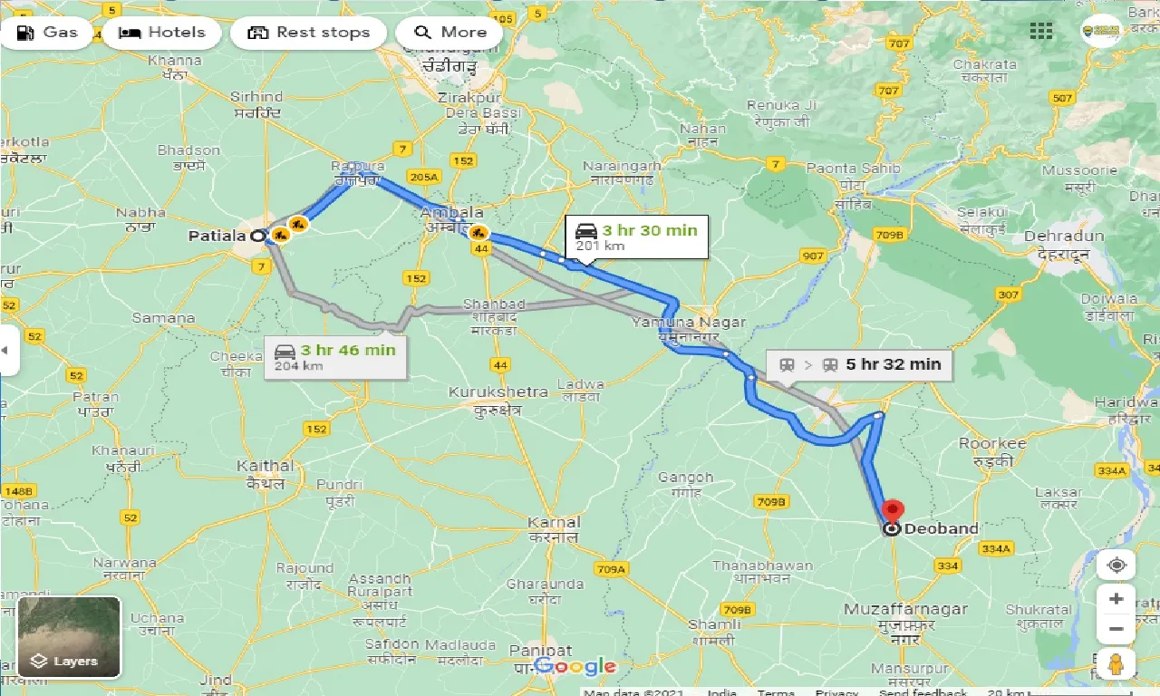 patiala-to-deoband-taxi