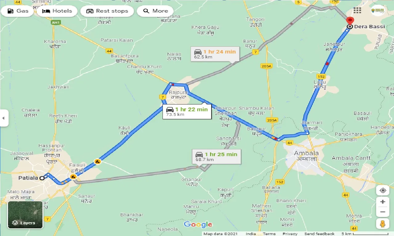 patiala-to-dera-bassi-taxi