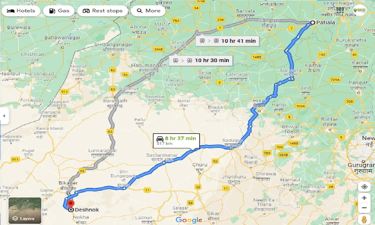 patiala-to-deshnok-one-way