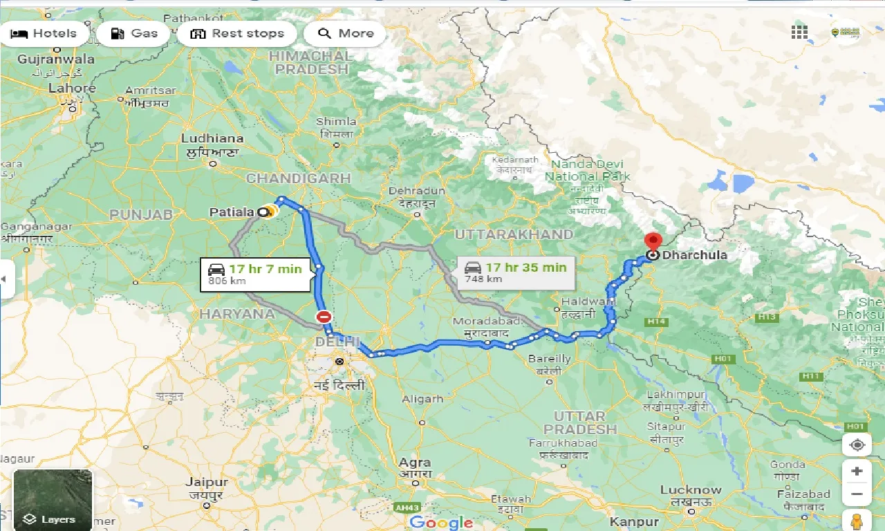 patiala-to-dharchula-one-way