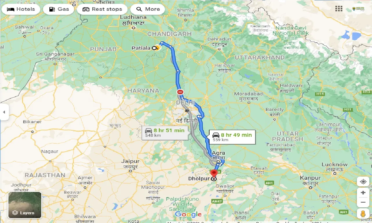 patiala-to-dholpur-one-way
