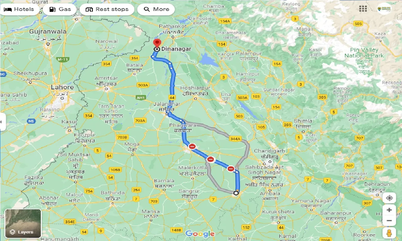 patiala-to-dinanagar-taxi