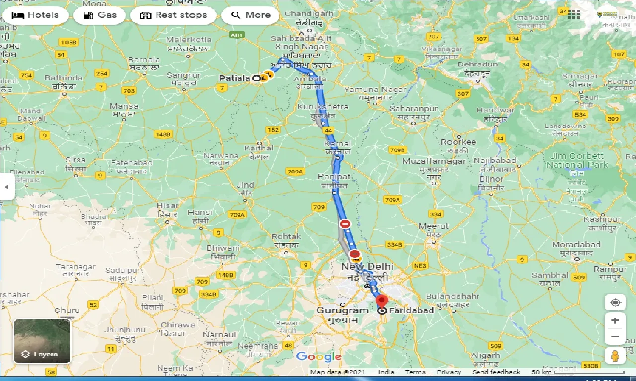 patiala-to-faridabad-one-way