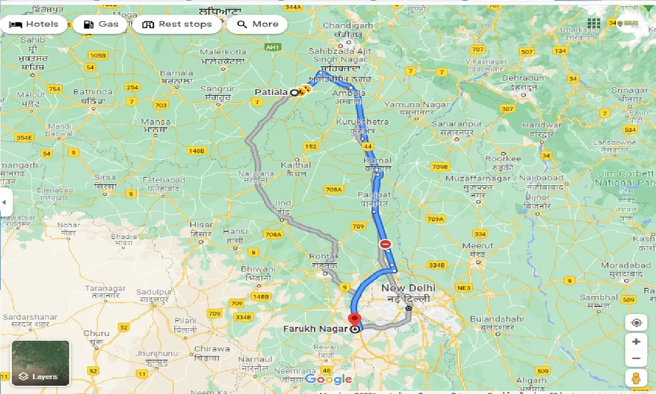 patiala-to-farukh-nagar-taxi
