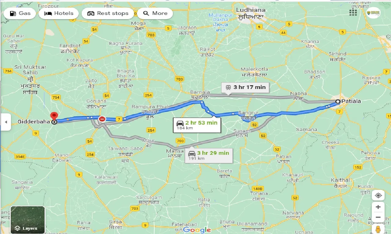 patiala-to-gidderbaha-one-way