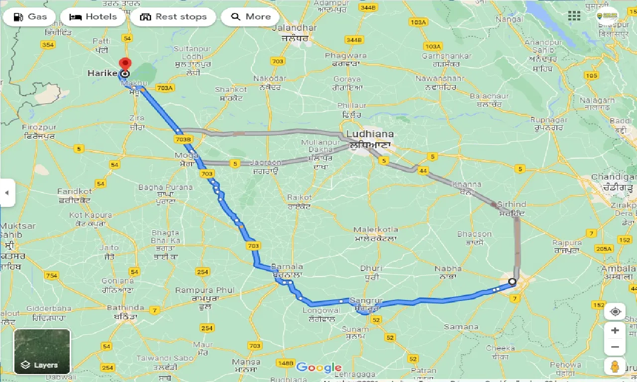 patiala-to-harike-one-way
