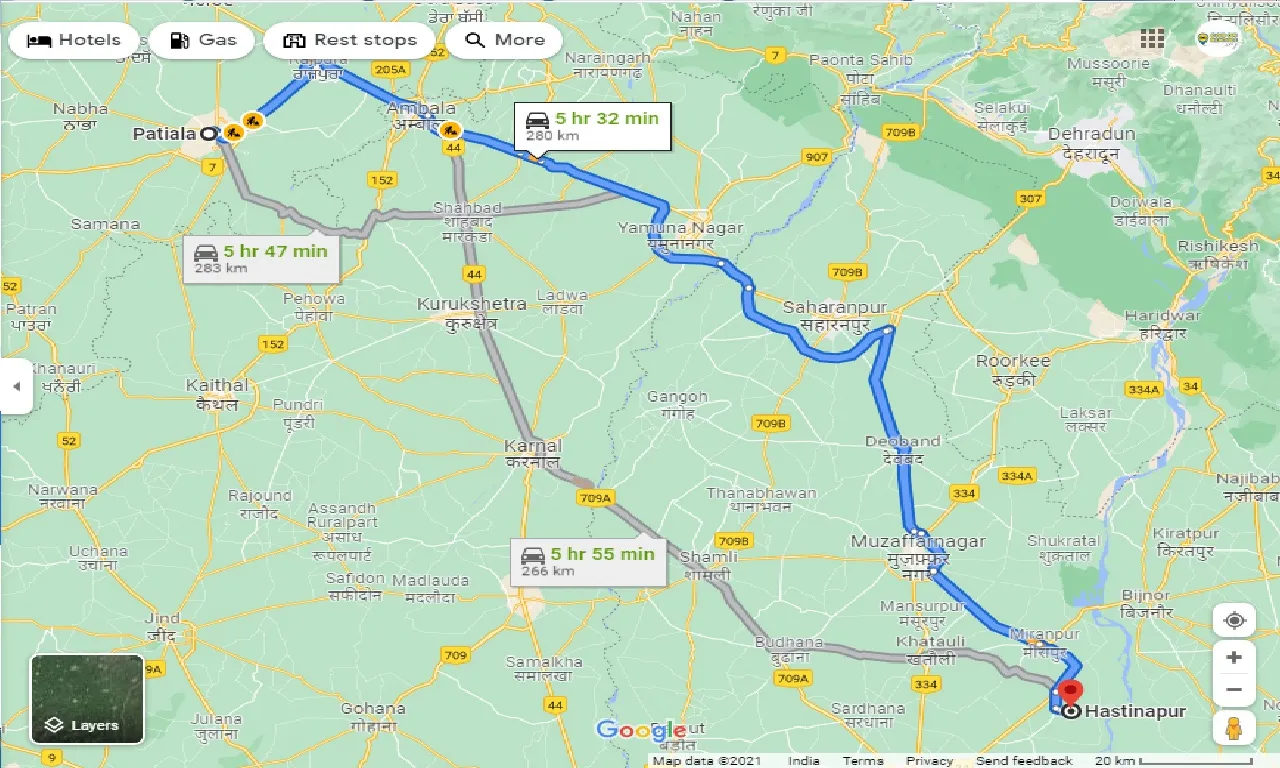 patiala-to-hastinapur-taxi