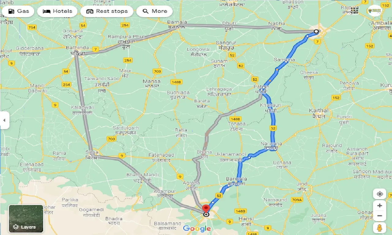 patiala-to-hisar-taxi