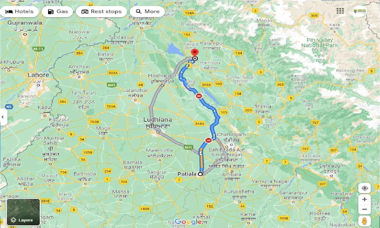 patiala-to-jawalamukhi-one-way