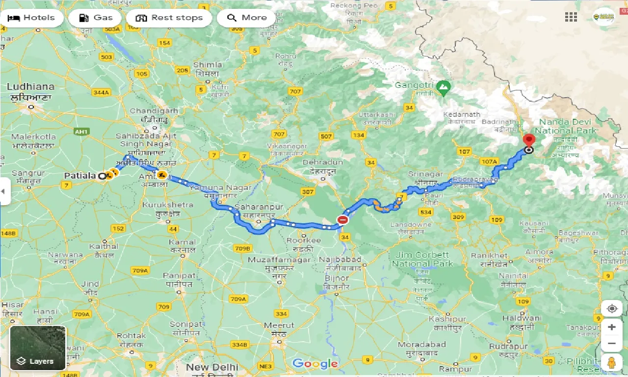 patiala-to-joshimath-taxi