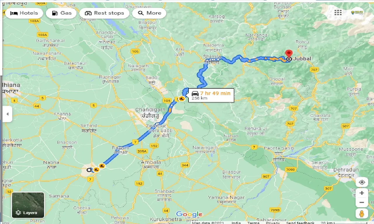 patiala-to-jubbal-taxi