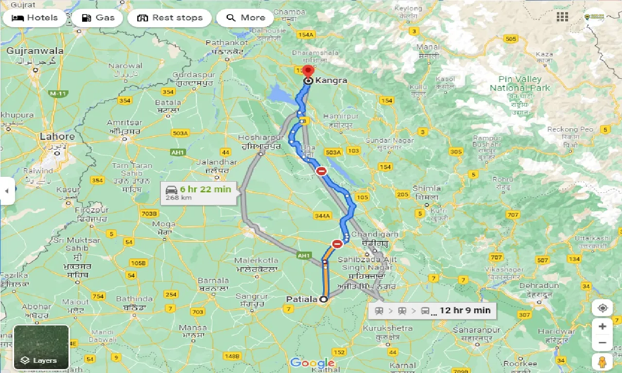 patiala-to-kangra-taxi