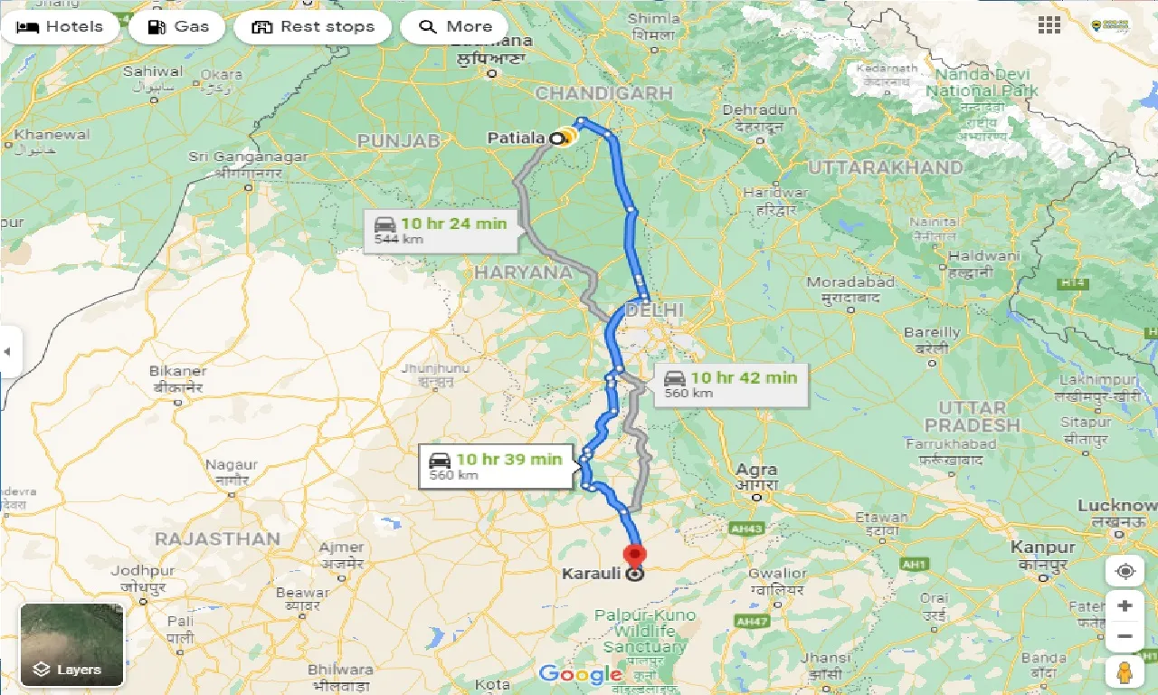 patiala-to-karauli-taxi