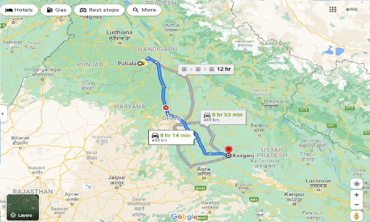 patiala-to-kasganj-one-way