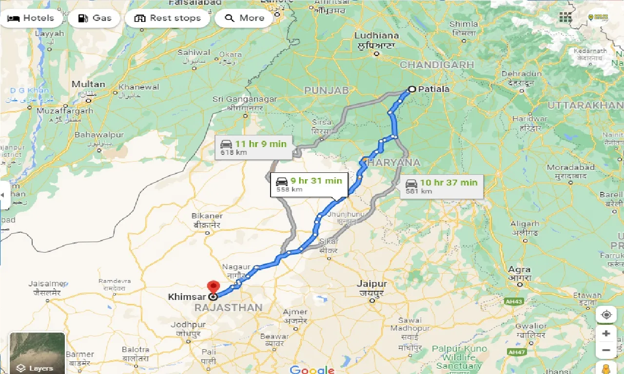 patiala-to-khimsar-taxi
