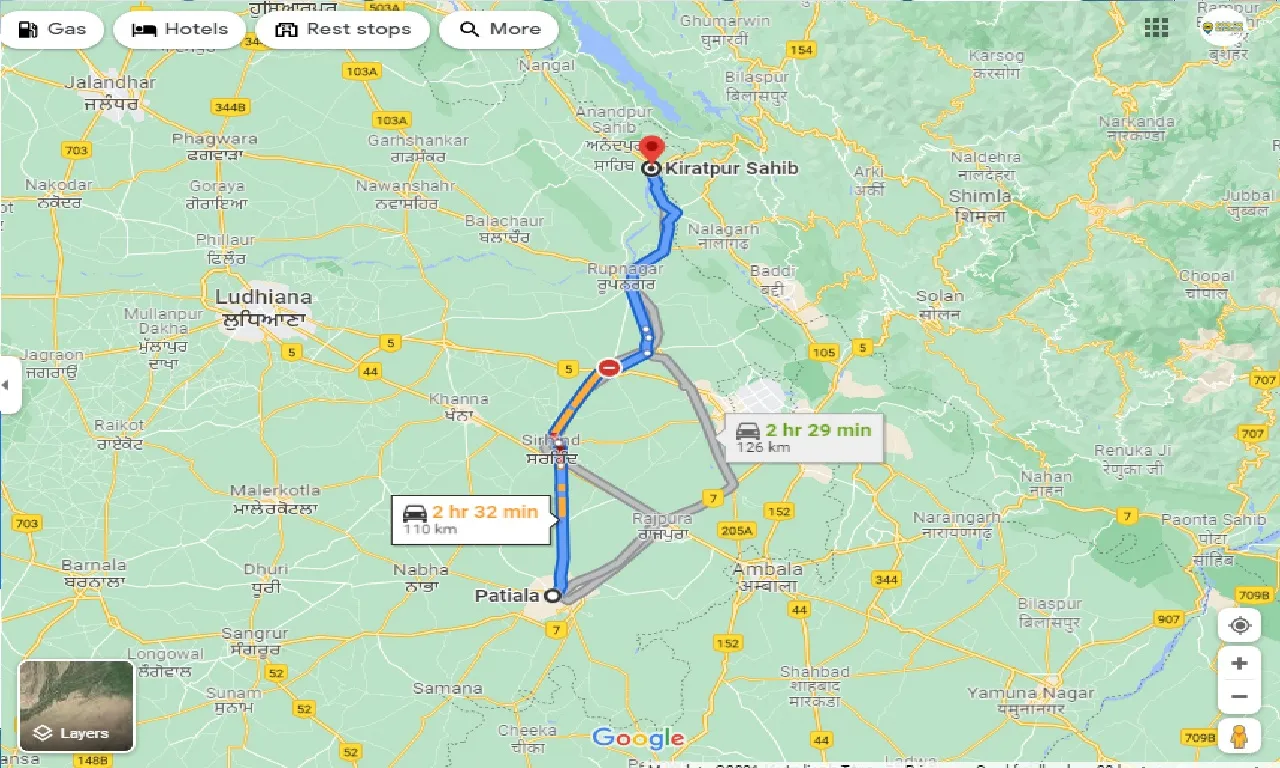 patiala-to-kiratpur-one-way